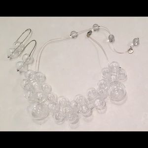 MoMA Bubble Necklace with Bubble Earrings Set
